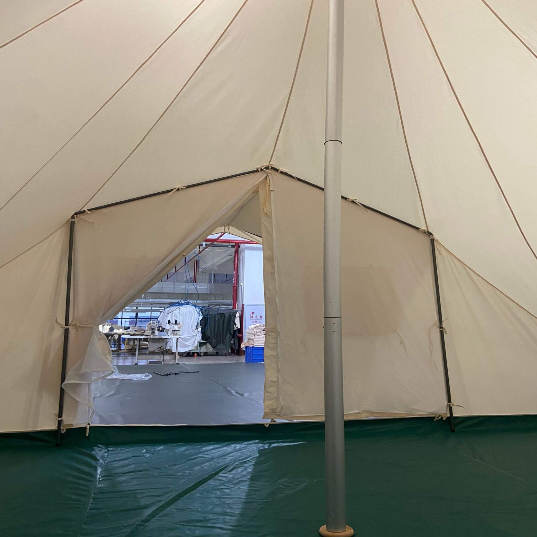 [13X19FT] Extra Large Heavy Duty Outdoor Four Seasons Glamping Canvas Bell Yurt Tent (SAK45688) SAKSBY WHOLESALE