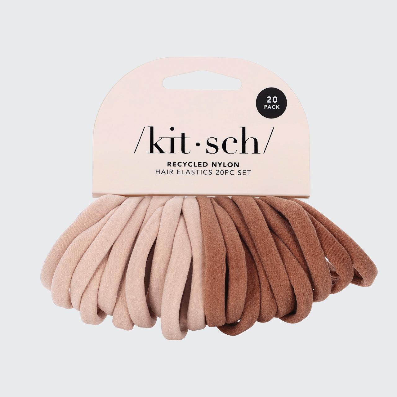 Blush Elastic Hair Ties 20pc Set