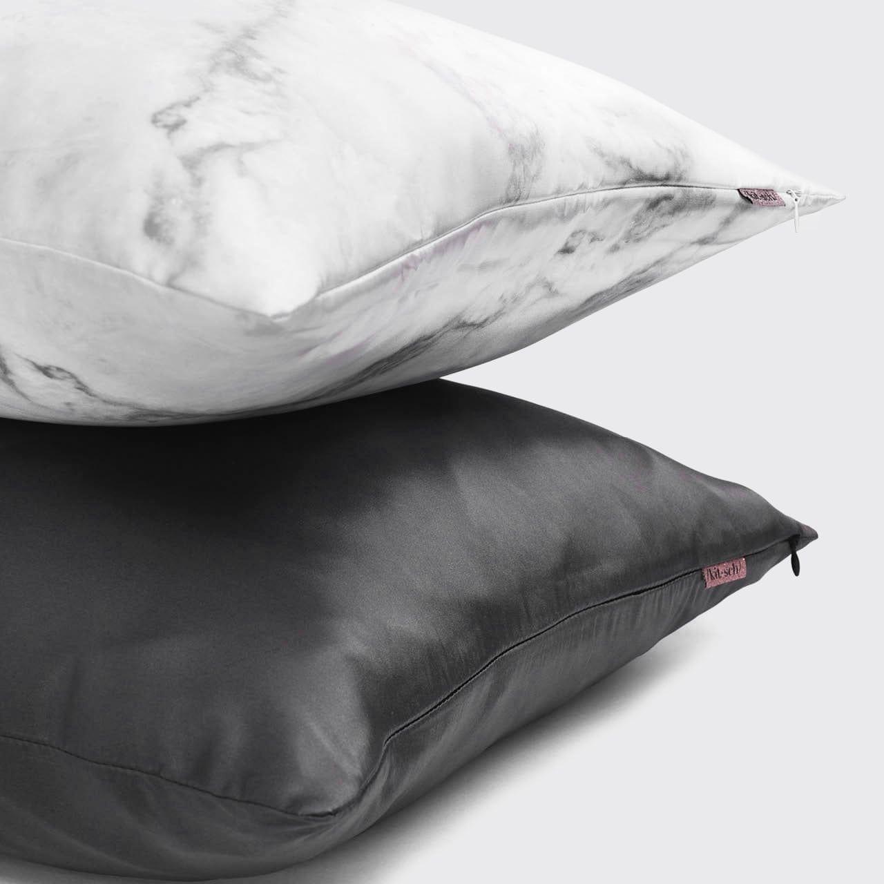 Charcoal Satin Pillowcase