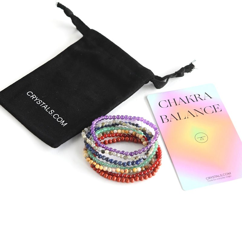7 Chakra Bracelet Set CRYSTALS.COM