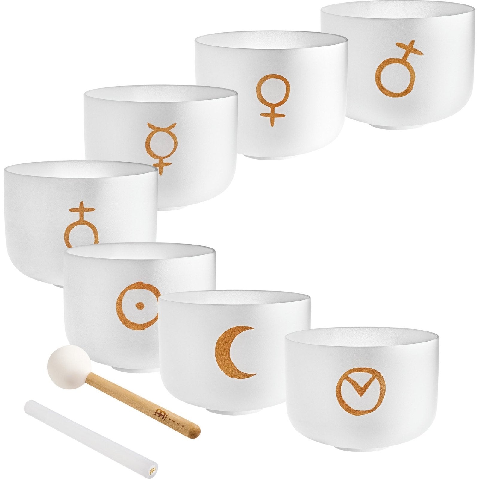 7 Planetary Crystal Singing Bowls - Cosmic Chakra Set Sound Healing LAB