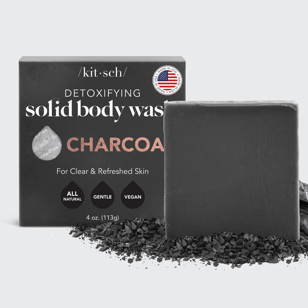 Charcoal Detoxifying Body Wash Bar - Nanaka