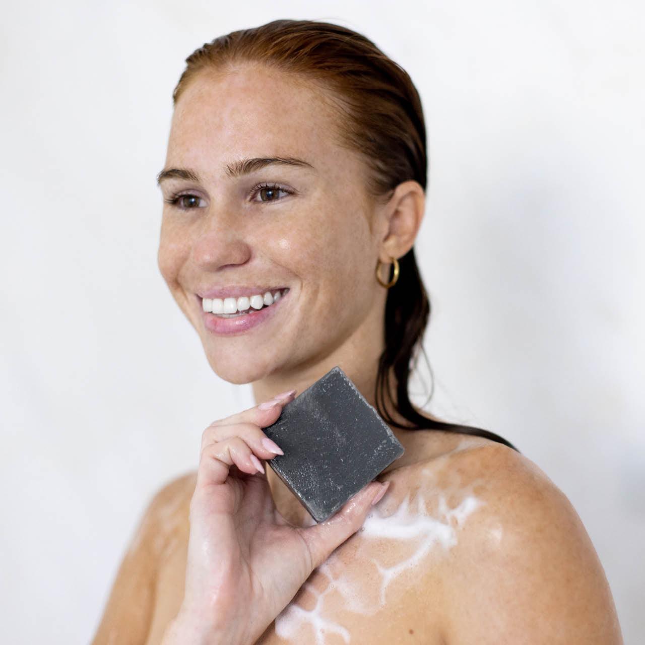 Charcoal Detoxifying Body Wash Bar - Nanaka