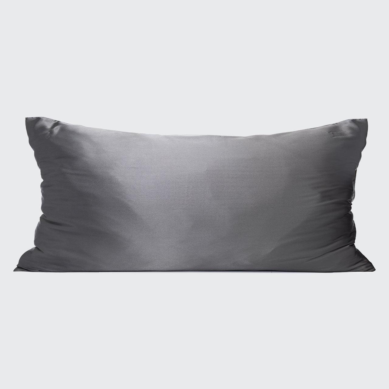 Satin King Pillowcase - Charcoal - Nanaka