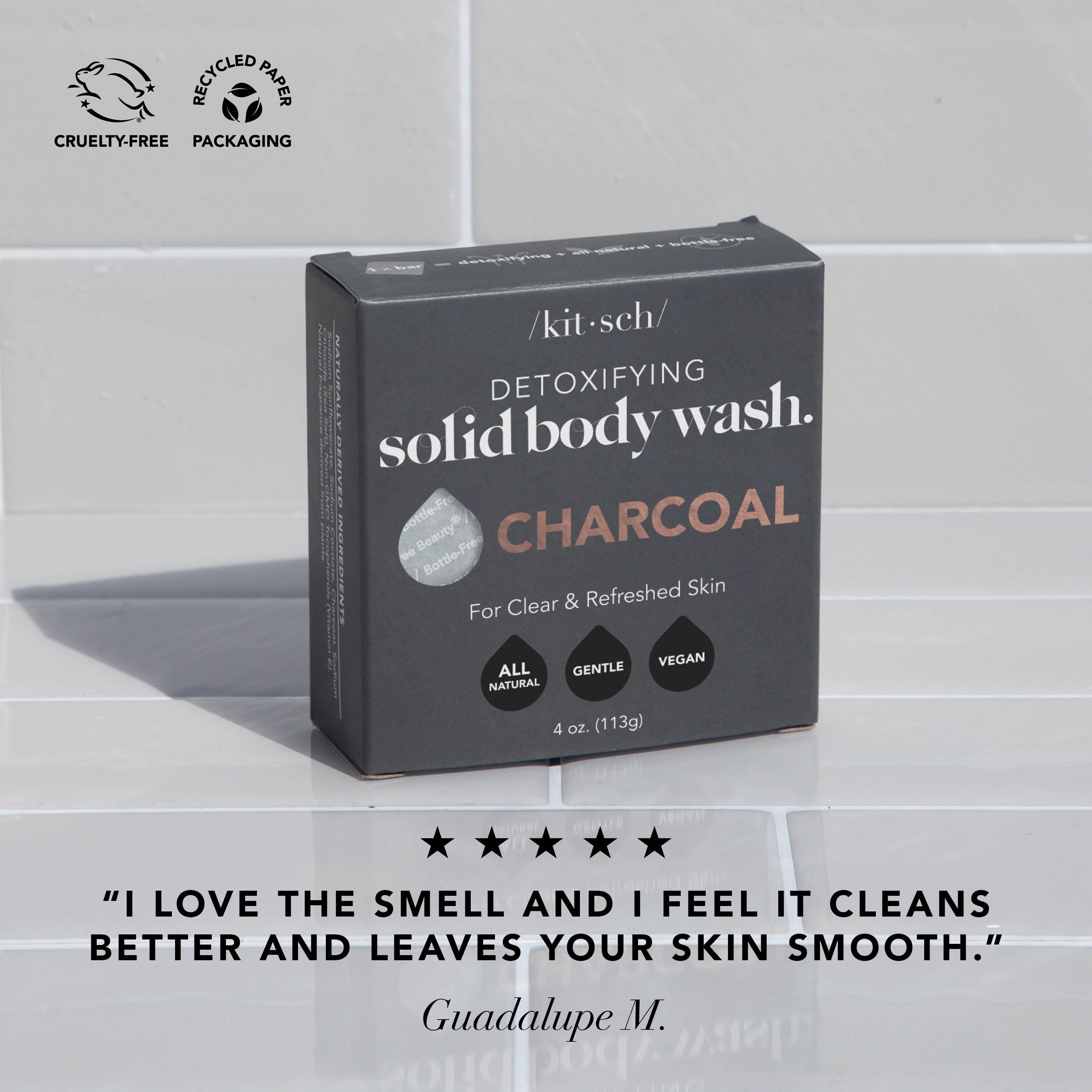 Charcoal Detoxifying Body Wash Bar - Nanaka