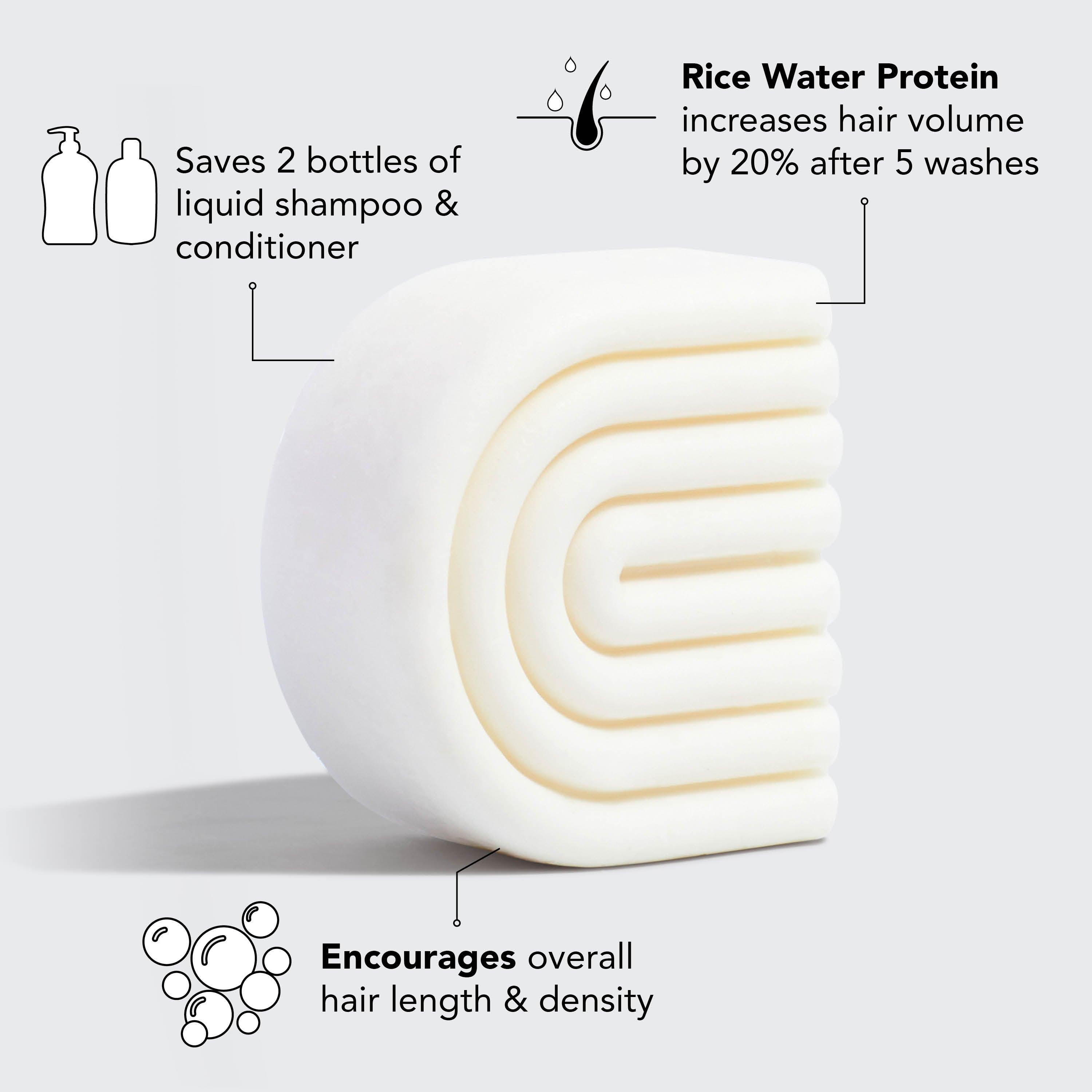 Rice Water Conditioner Bar for Hair Growth - Nanaka