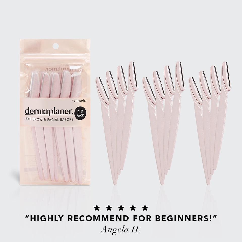 Dermaplaning Tool 12pk - Blush - Nanaka