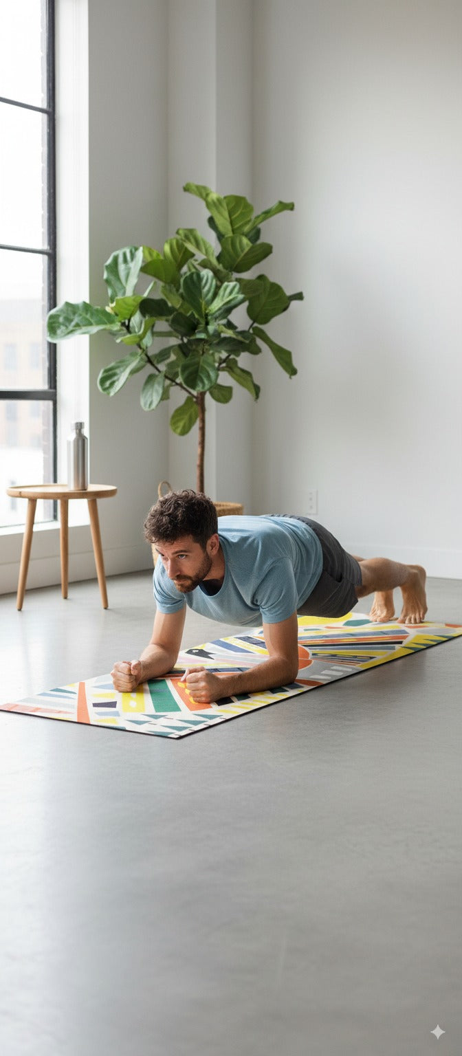 Leah Duncan Bird Yoga Mat – 6mm Eco-Friendly, Artistic Non-Slip Mat for All Yoga Styles
