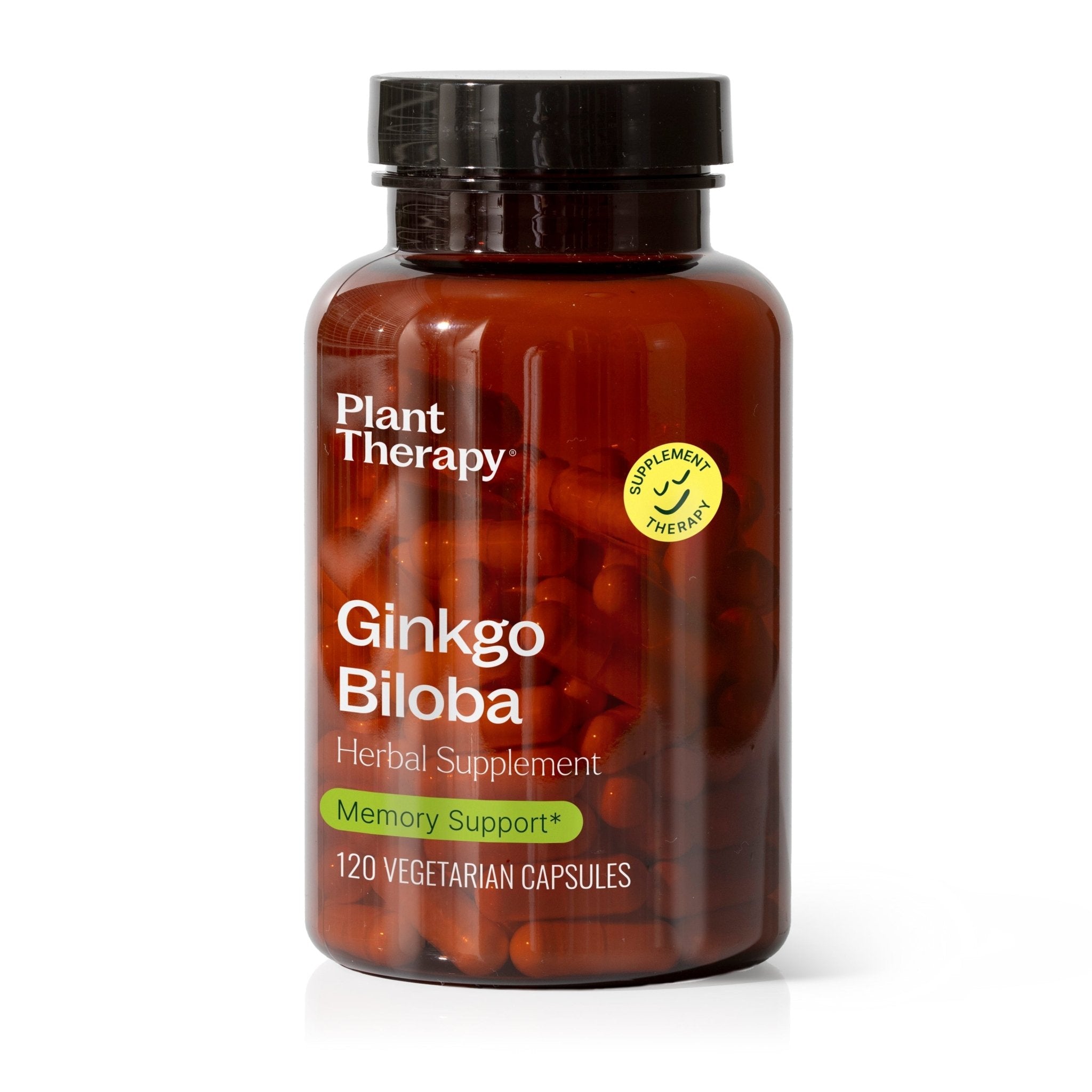 Ginkgo Biloba Herbal Supplement - 120 Capsules - Plant Therapy