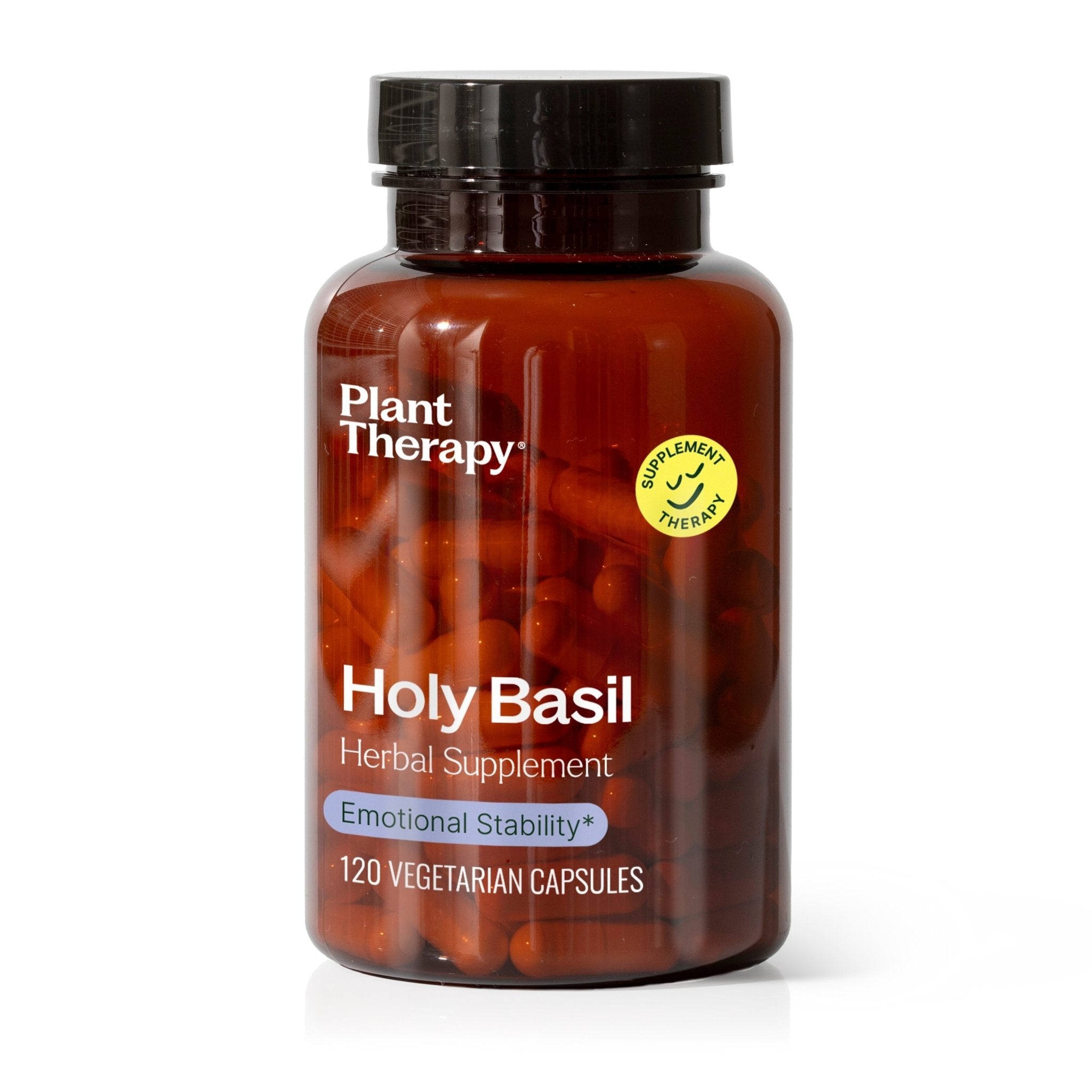 Holy Basil Herbal Supplement - 120 Capsules - Plant Therapy