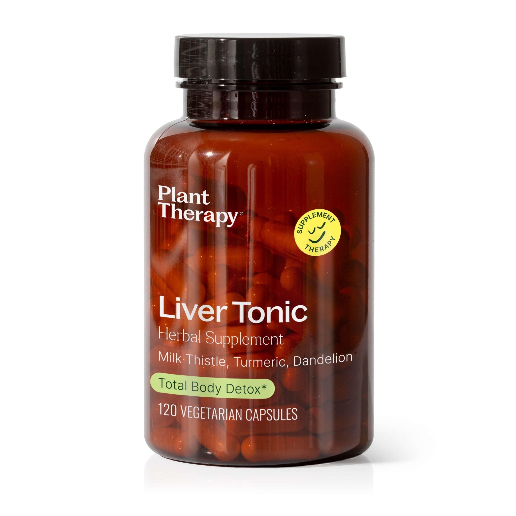 Liver Tonic Herbal Supplement - 120 Capsules - Plant Therapy