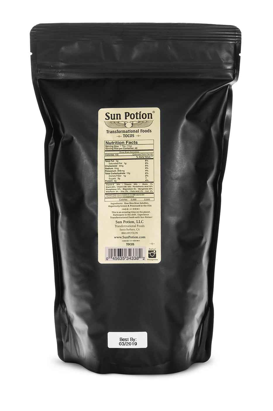 TOCOS (Rice Bran Solubles) 400G