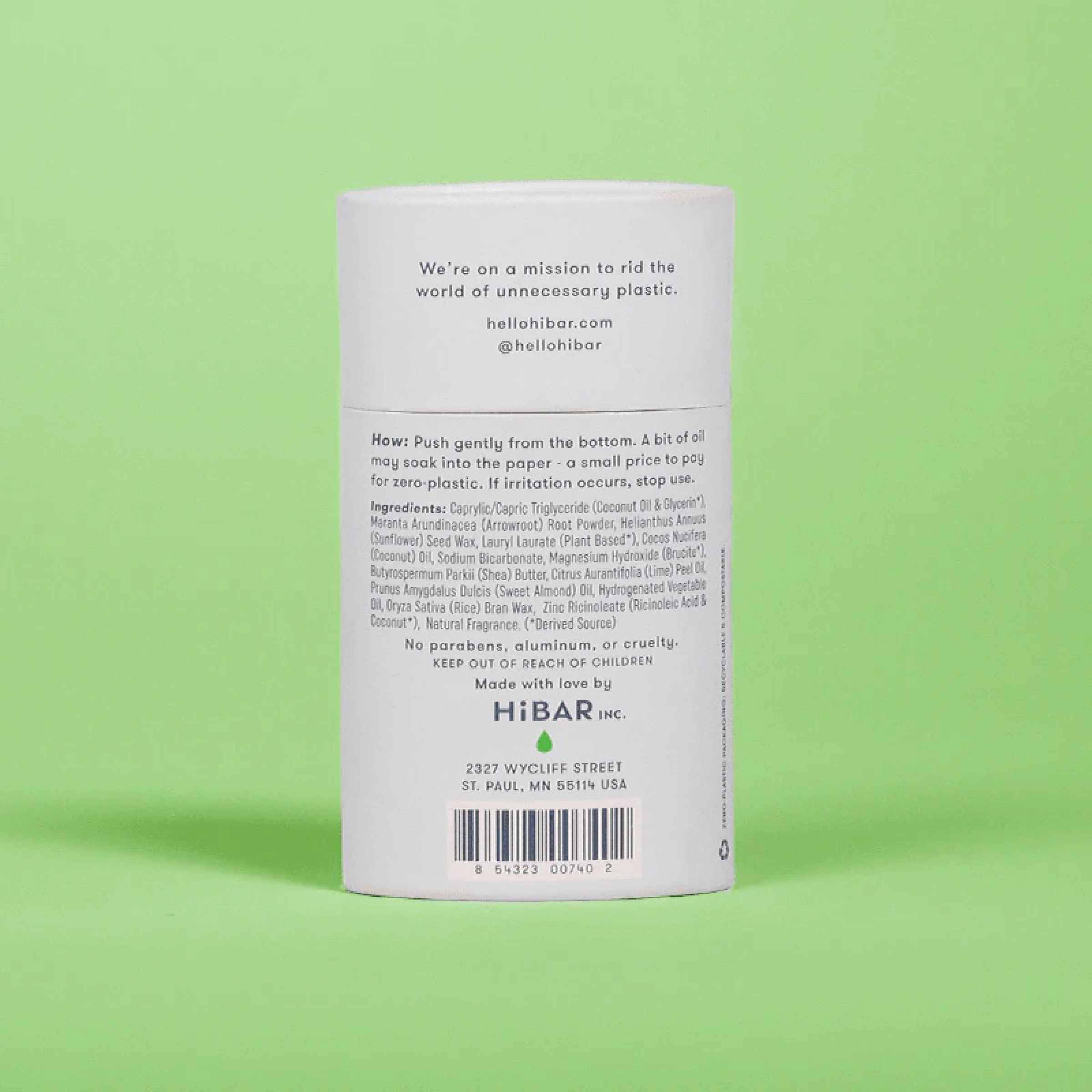 Plastic-Free Deodorant