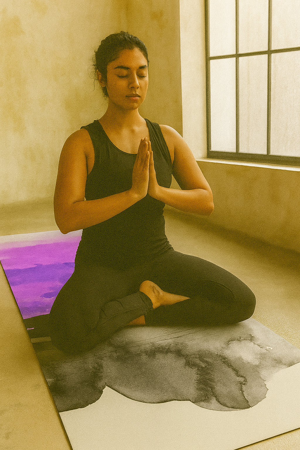 Yoga Mat | 6mm Thick | Purple | Non-Slip | Eco Friendly | Yune Yoga | Spruce