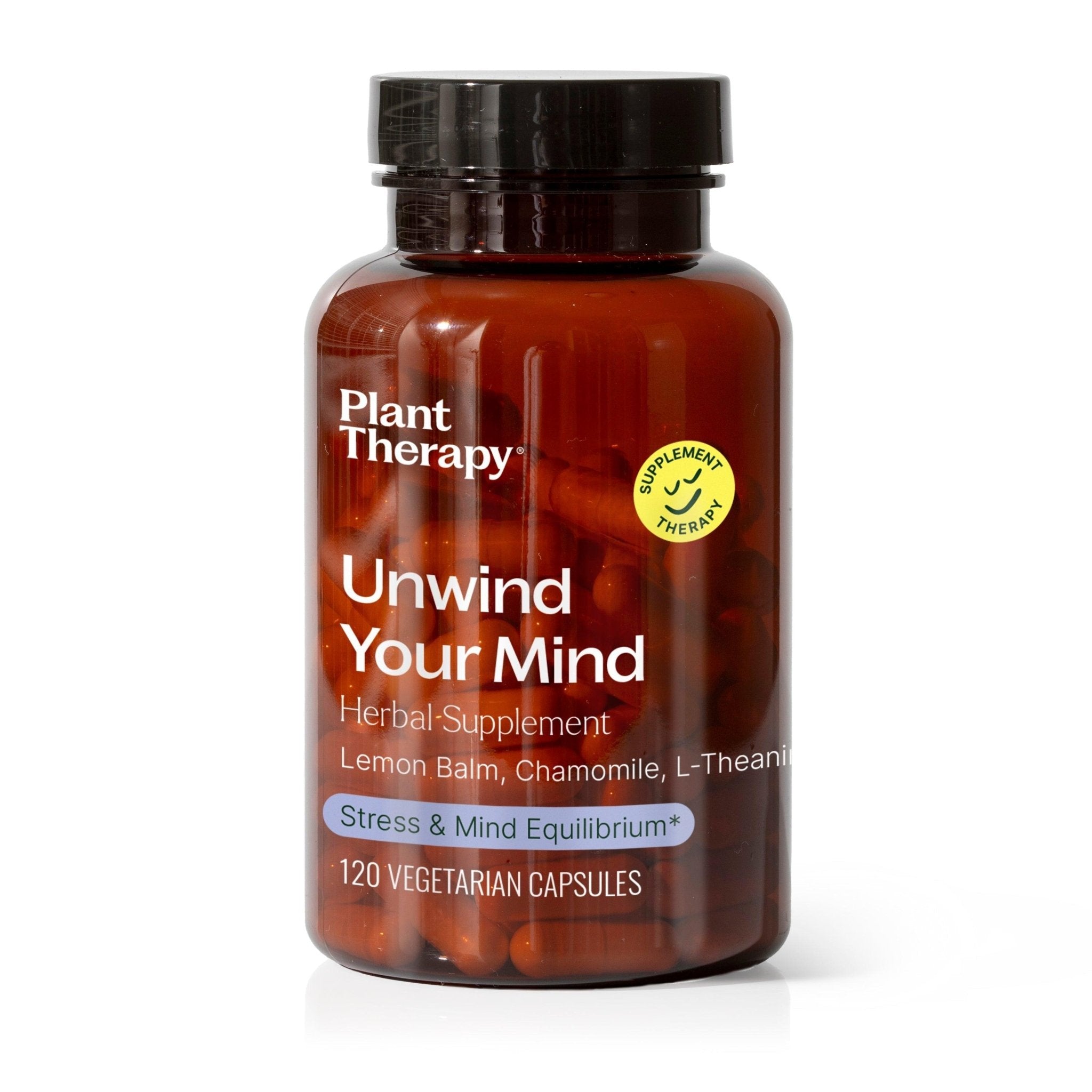 Unwind Your Mind Herbal Supplement - 120 Capsules - Plant Therapy