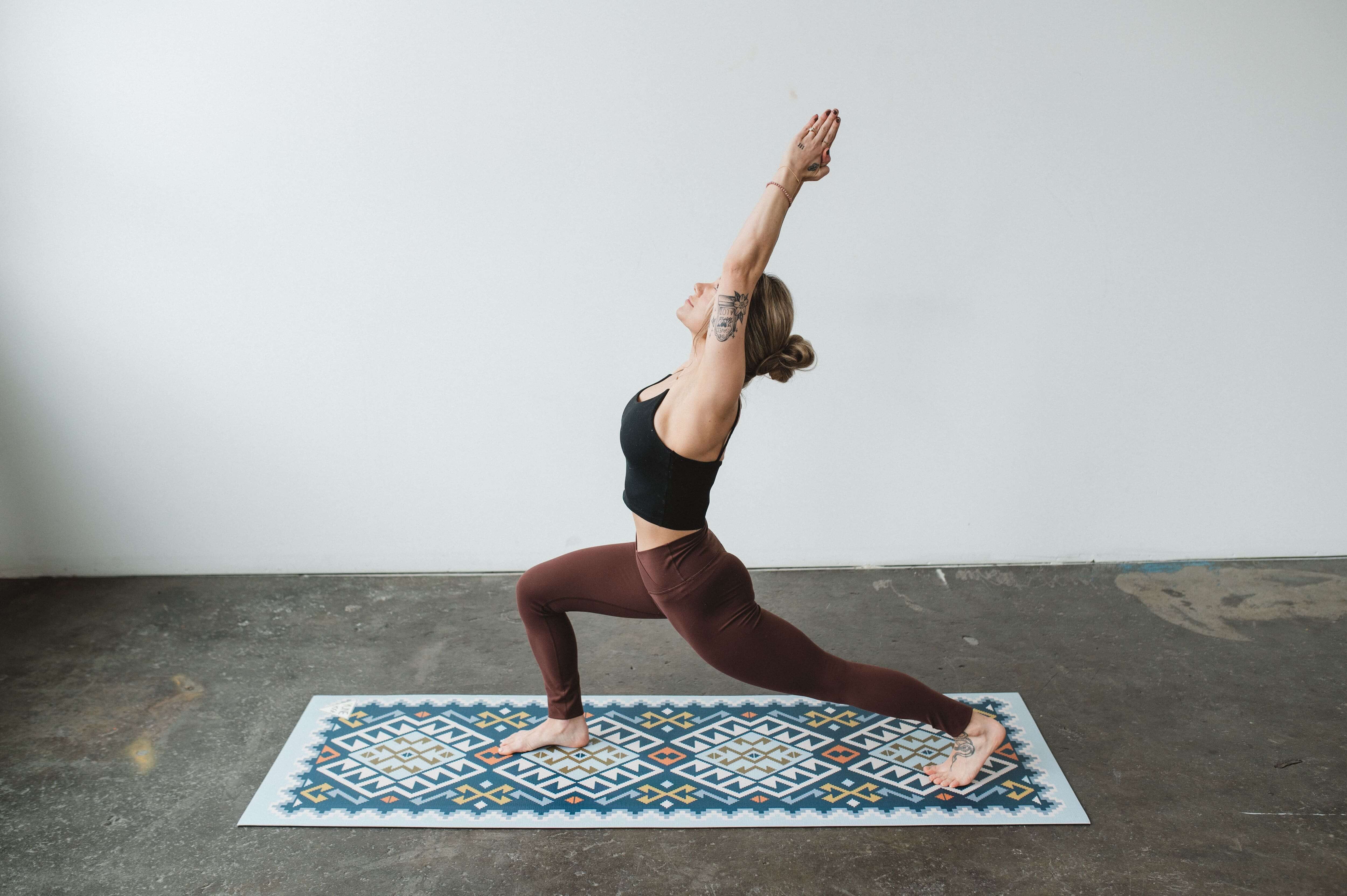 Yoga Mat | 6mm Thick | Blue | Non-Slip | Eco Friendly | Yune Yoga | Moab River