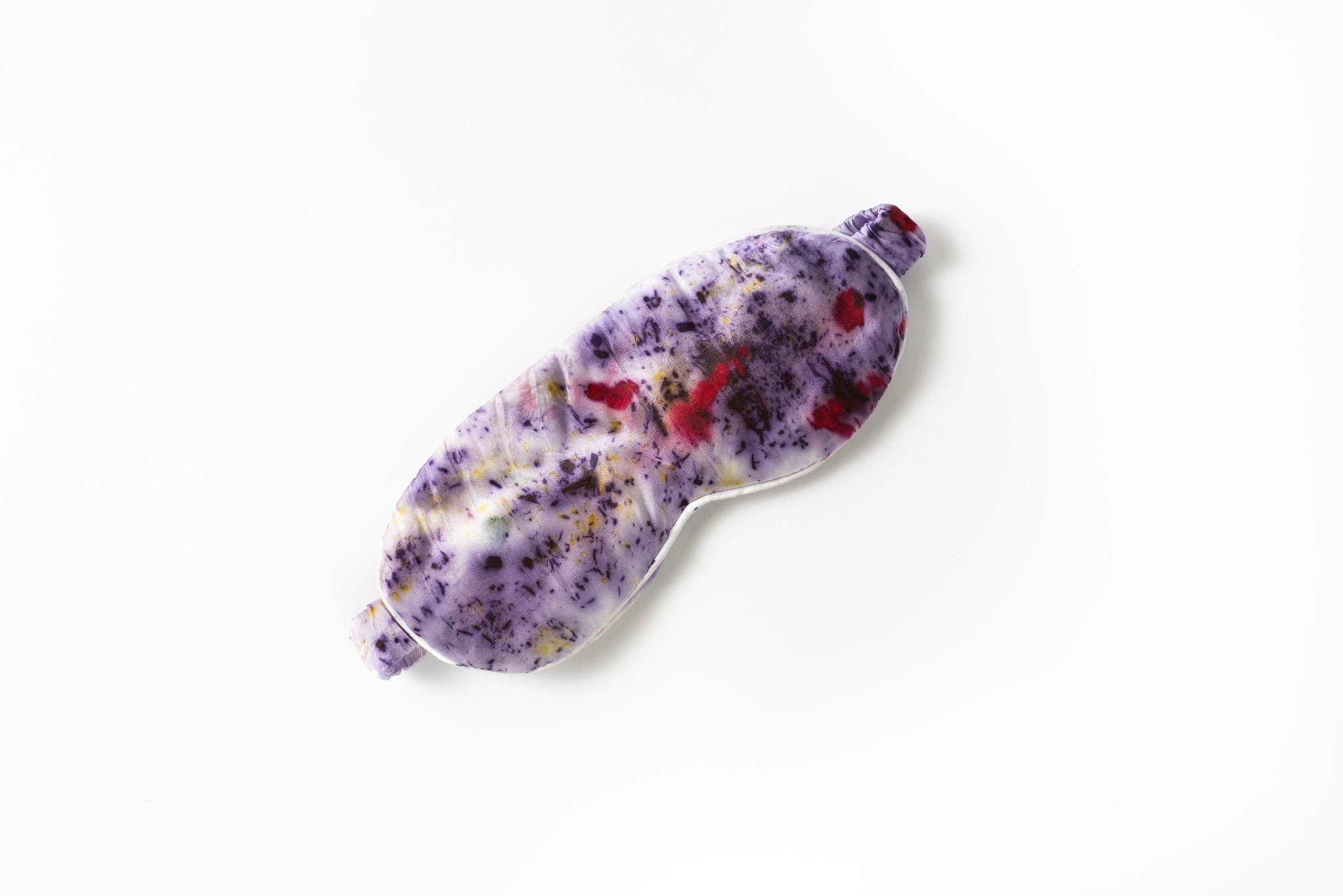Abstract Botanically Dyed Silk Sleep Mask dyekween