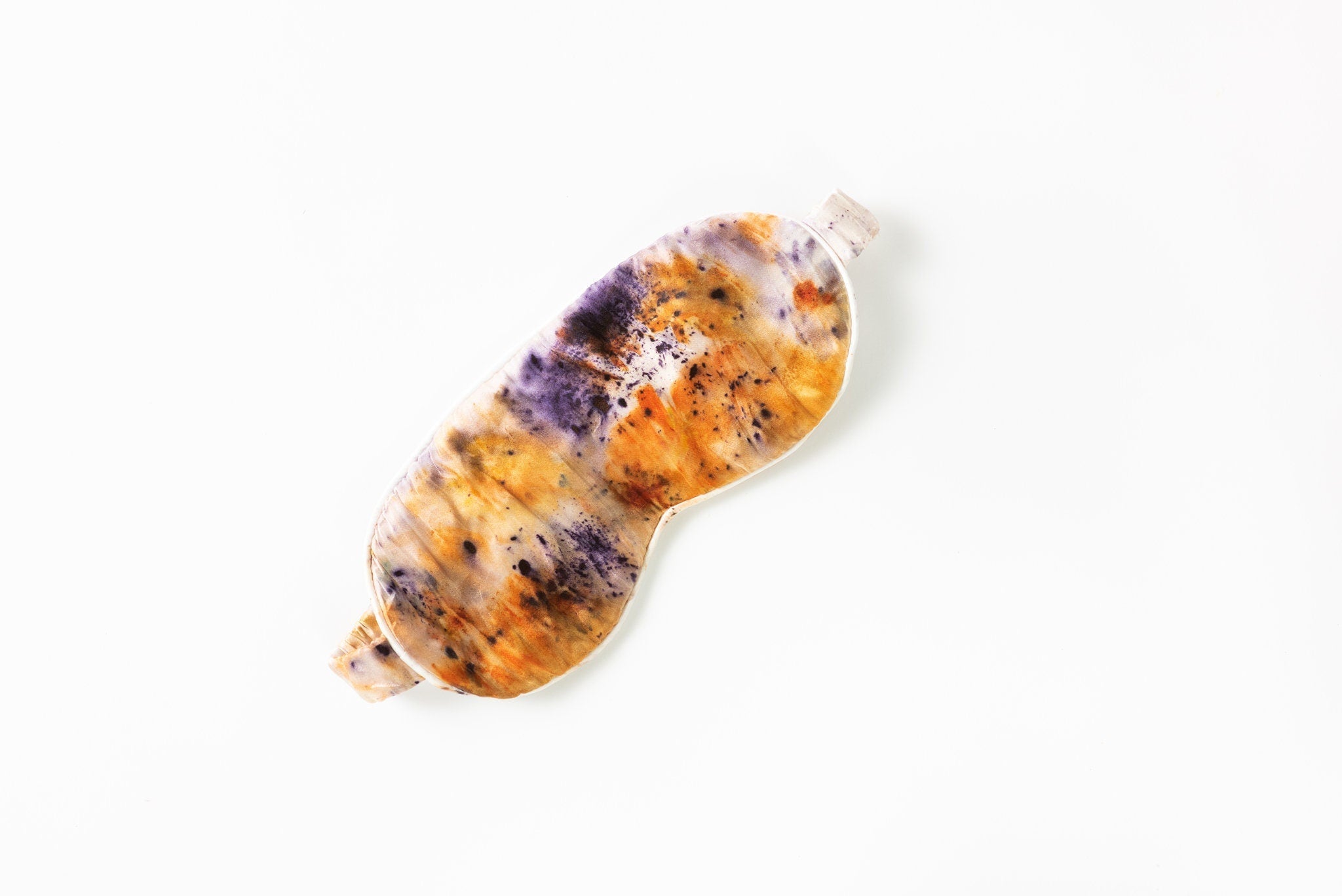 Abstract Botanically Dyed Silk Sleep Mask dyekween