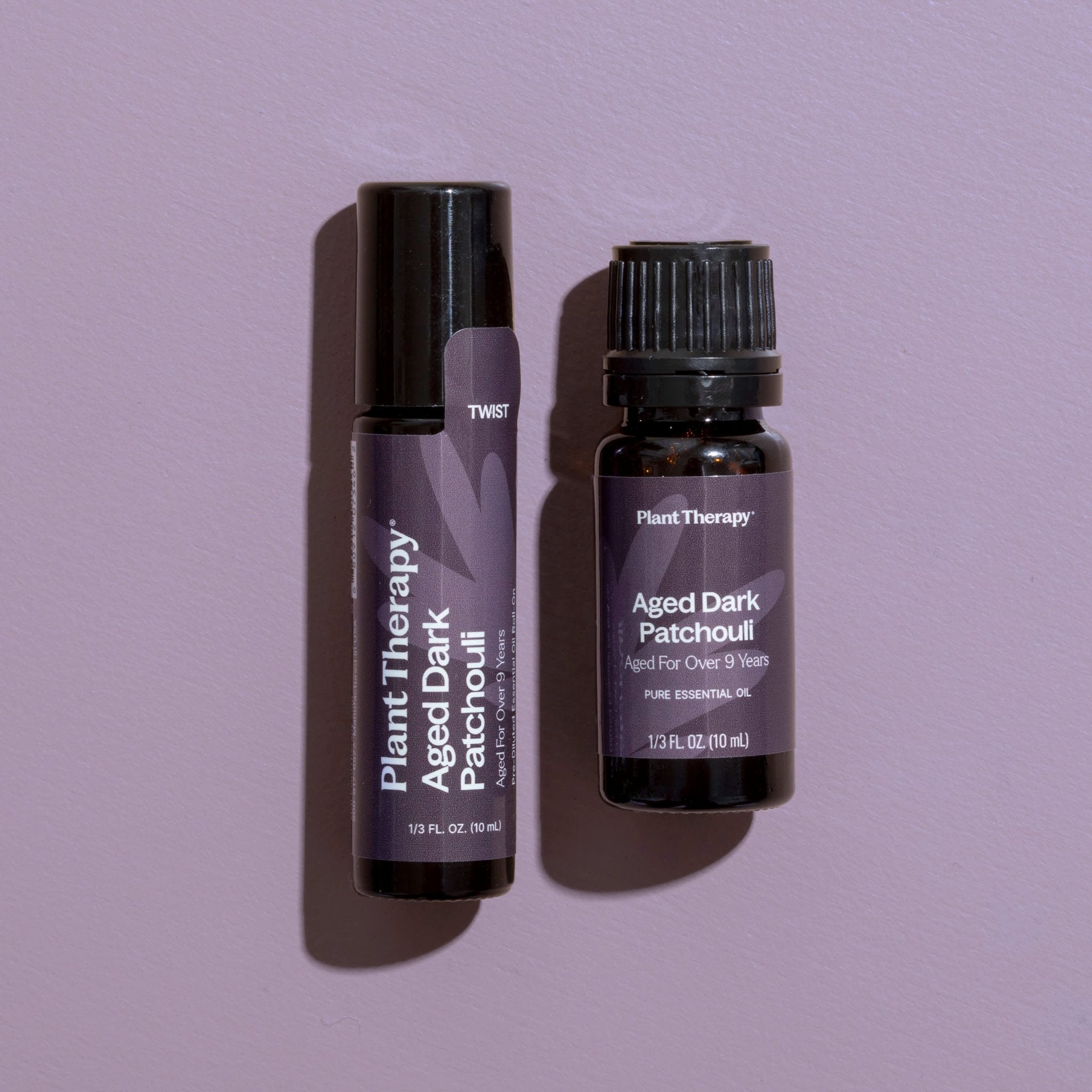 Aged Dark Patchouli Essential Oil Pre - Diluted Roll - On 10 ml Plant Therapy