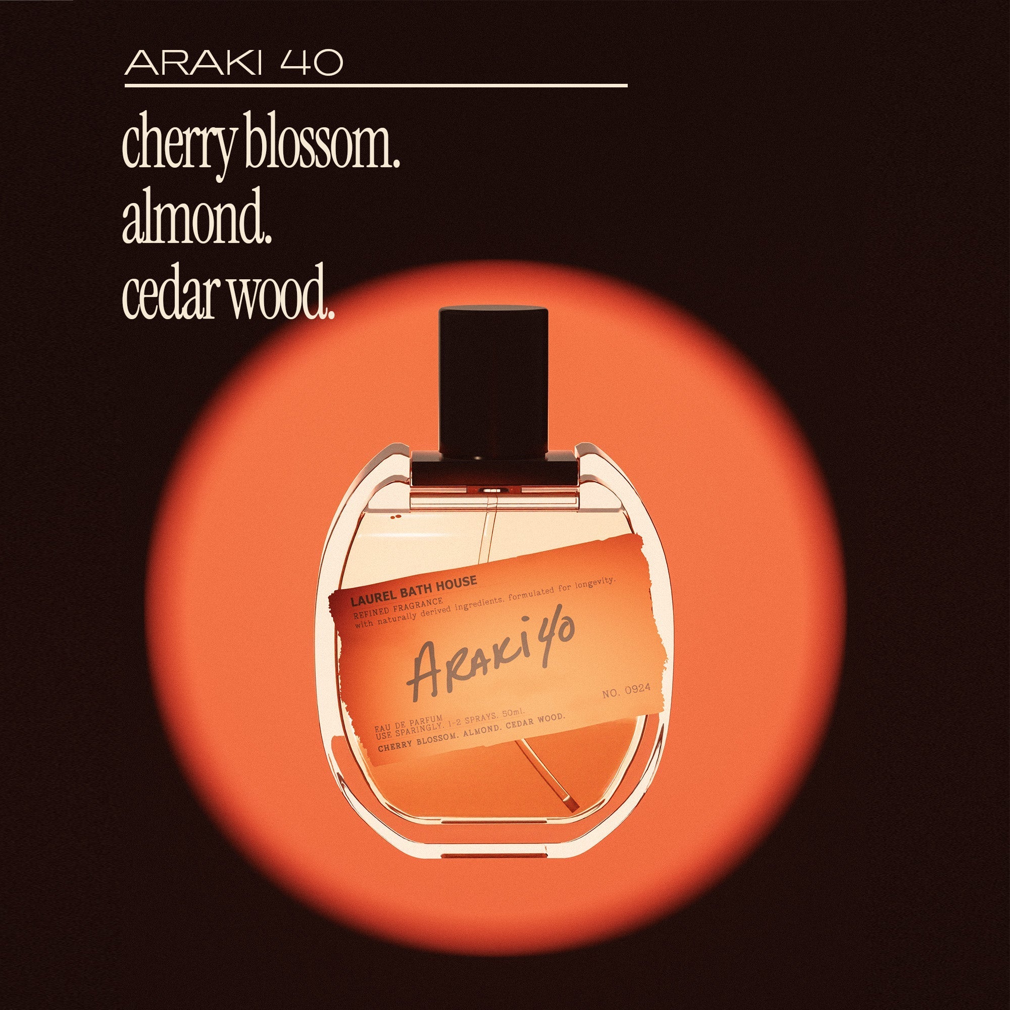Araki 40 Eau de Parfum Laurel Bath House