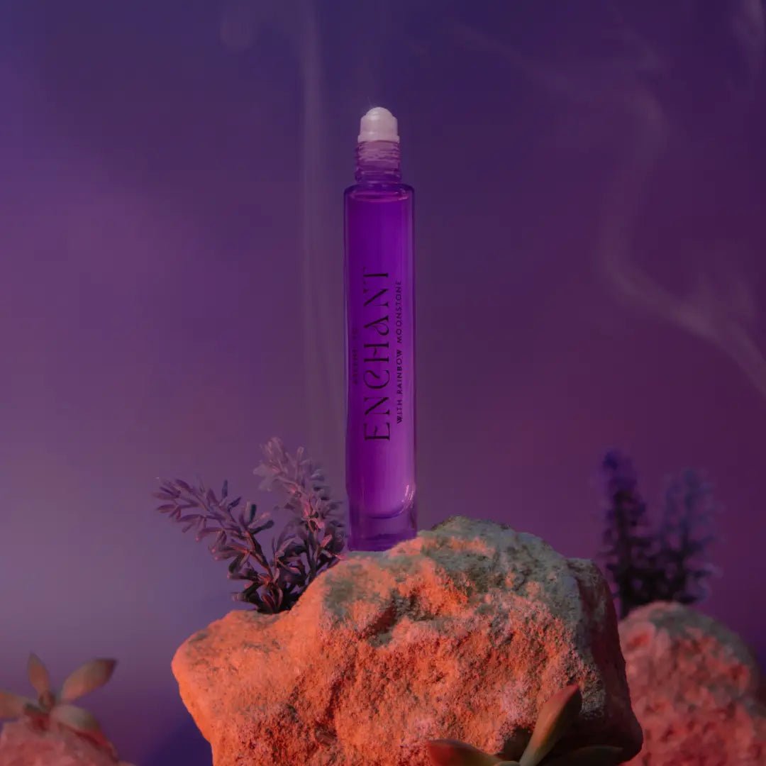 Ascent to Enchant With Rainbow Moonstone Witchy Perfume Ascention Beauty - Wellness Clean Cruelty - Free Vegan Perfume