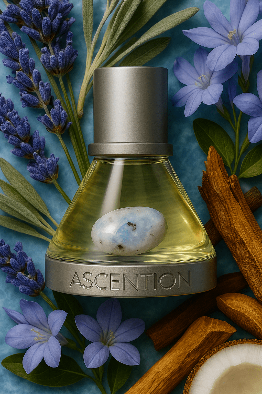 Ascent to Enchant With Rainbow Moonstone Witchy Perfume Ascention Beauty - Wellness Clean Cruelty - Free Vegan Perfume