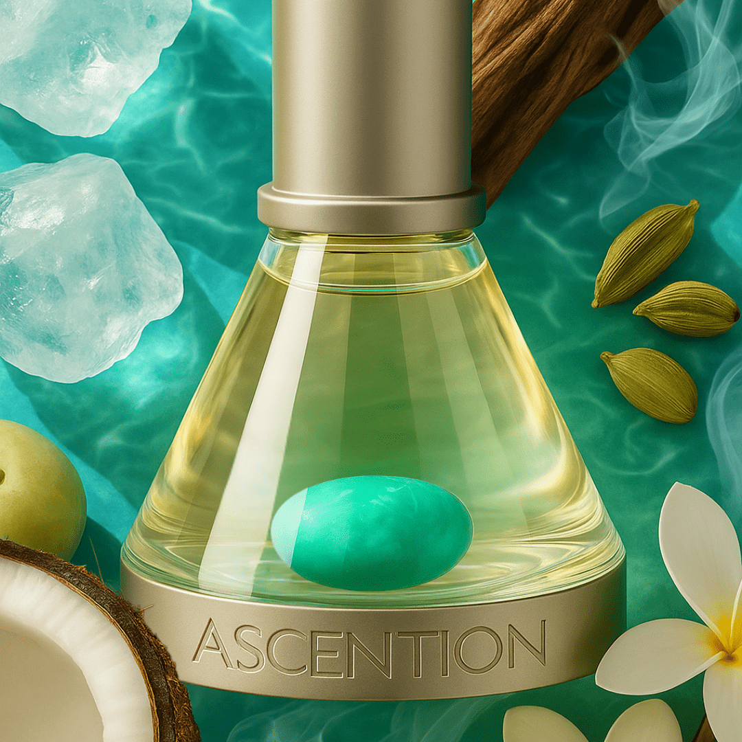 Ascent To Inspire With Amazonite Perfume Ascention Beauty - Wellness Clean Cruelty - Free Vegan Perfume