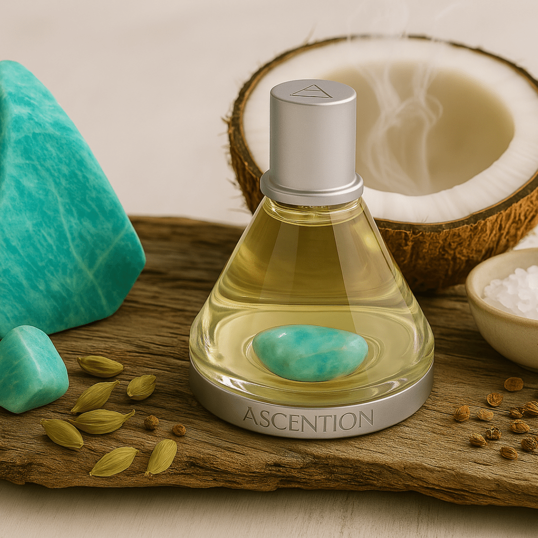 Ascent To Inspire With Amazonite Perfume Ascention Beauty - Wellness Clean Cruelty - Free Vegan Perfume