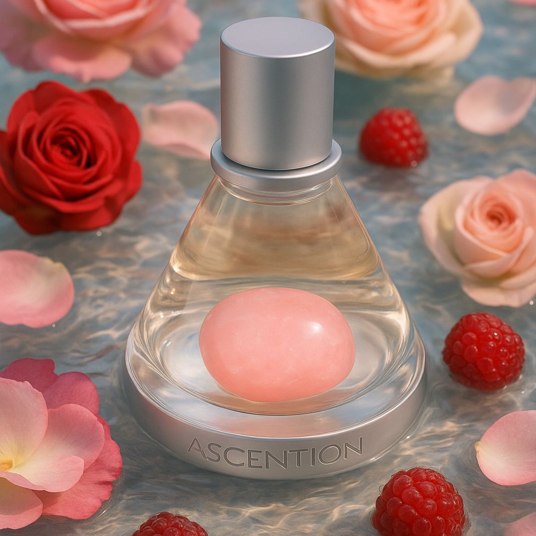 Ascent to Love With Rose Quartz Perfume Ascention Beauty - Wellness Clean Cruelty - Free Vegan Perfume