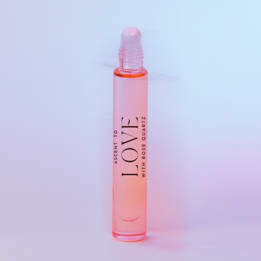 Ascent to Love With Rose Quartz Perfume Ascention Beauty - Wellness Clean Cruelty - Free Vegan Perfume
