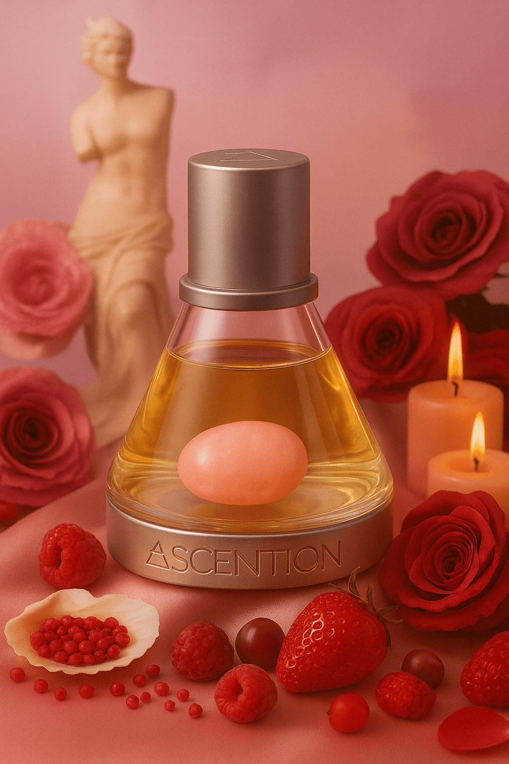 Ascent to Love With Rose Quartz Perfume Ascention Beauty - Wellness Clean Cruelty - Free Vegan Perfume