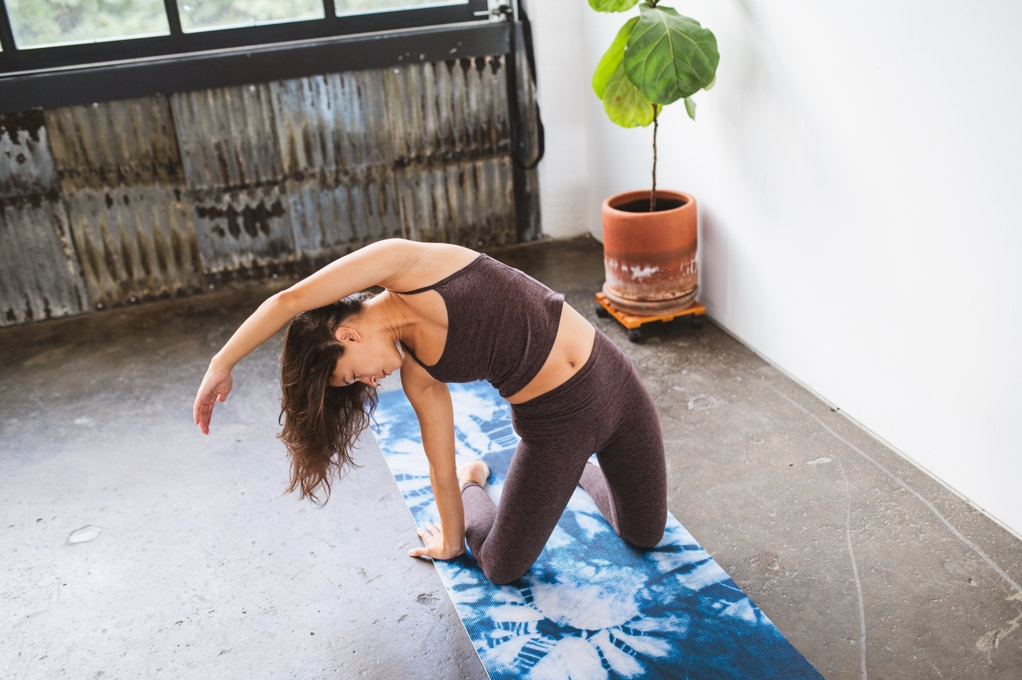 Ataraxy Yoga Mat – Non - Slip Grip, Cushioned Support & Serenity - Inspired Design Yune Yoga