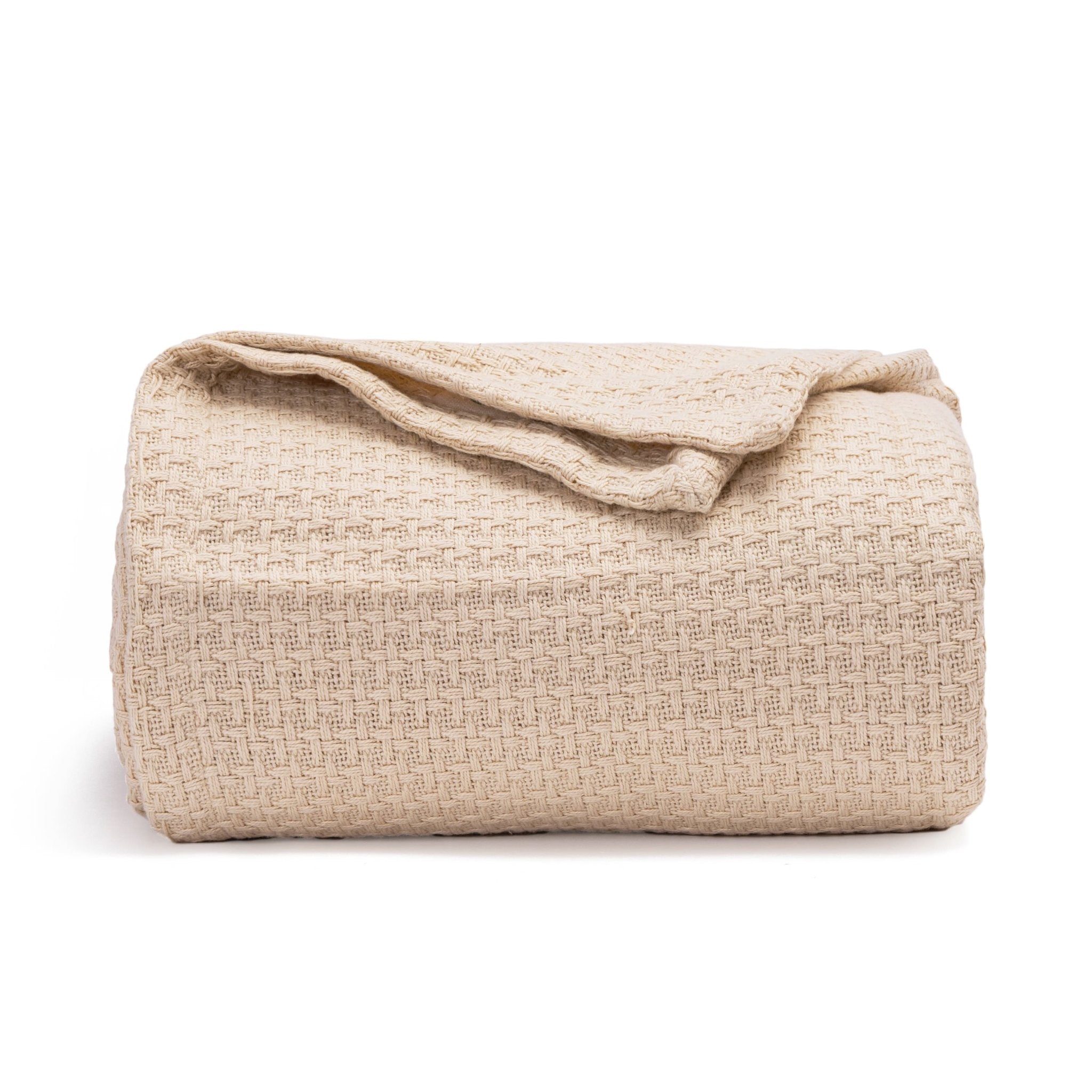 Basket Weave Blanket Organic Cotton Mart