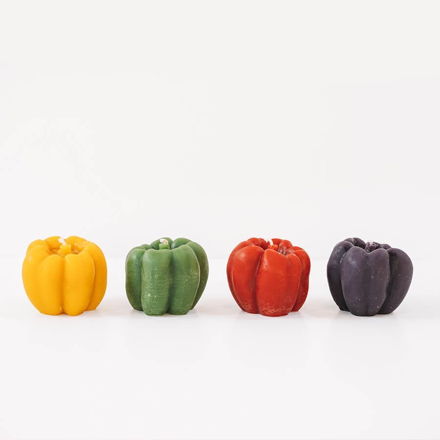 BEESWAX BELL PEPPER CANDLE Happy Organics