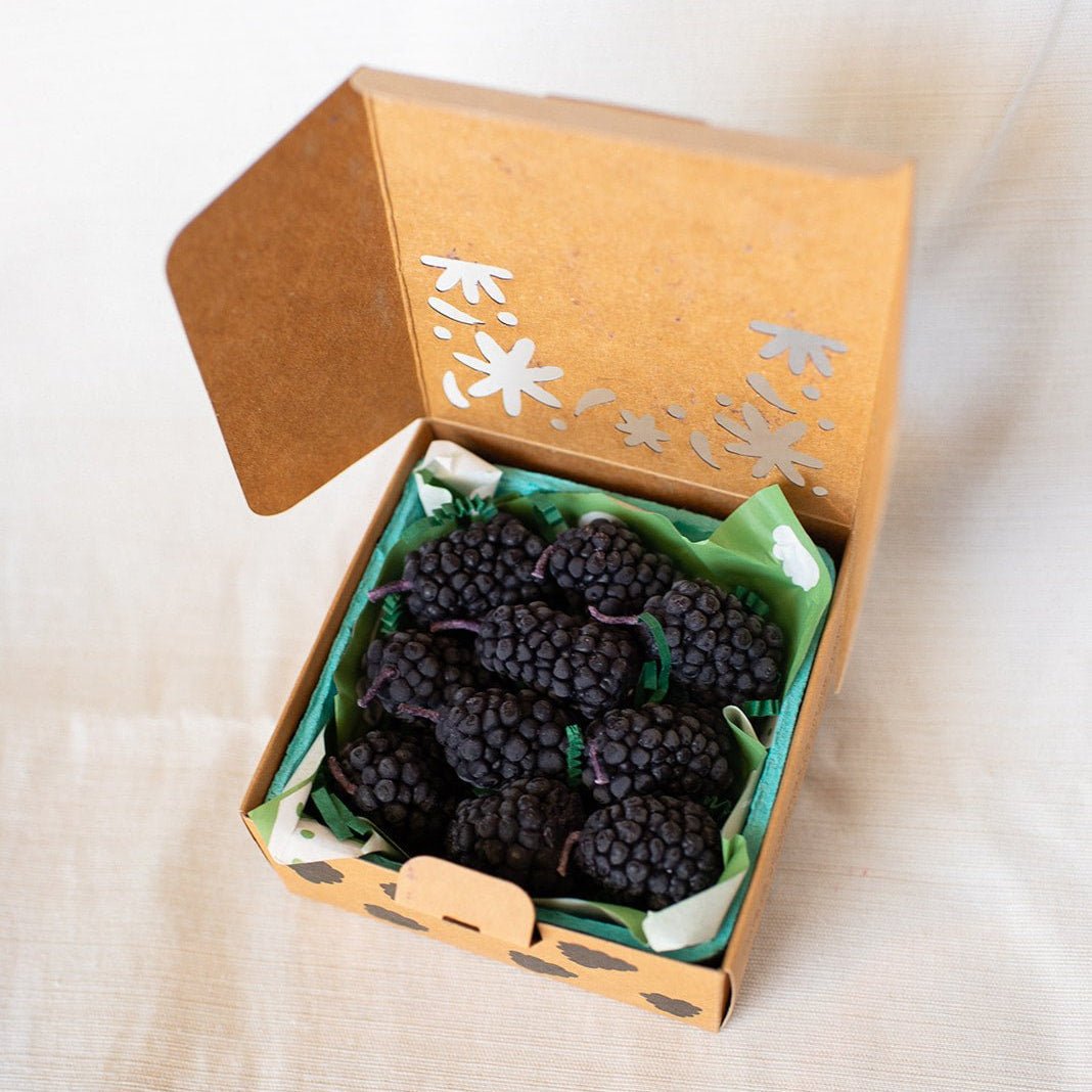 Beeswax Blackberry Birthday Candles Happy Organics