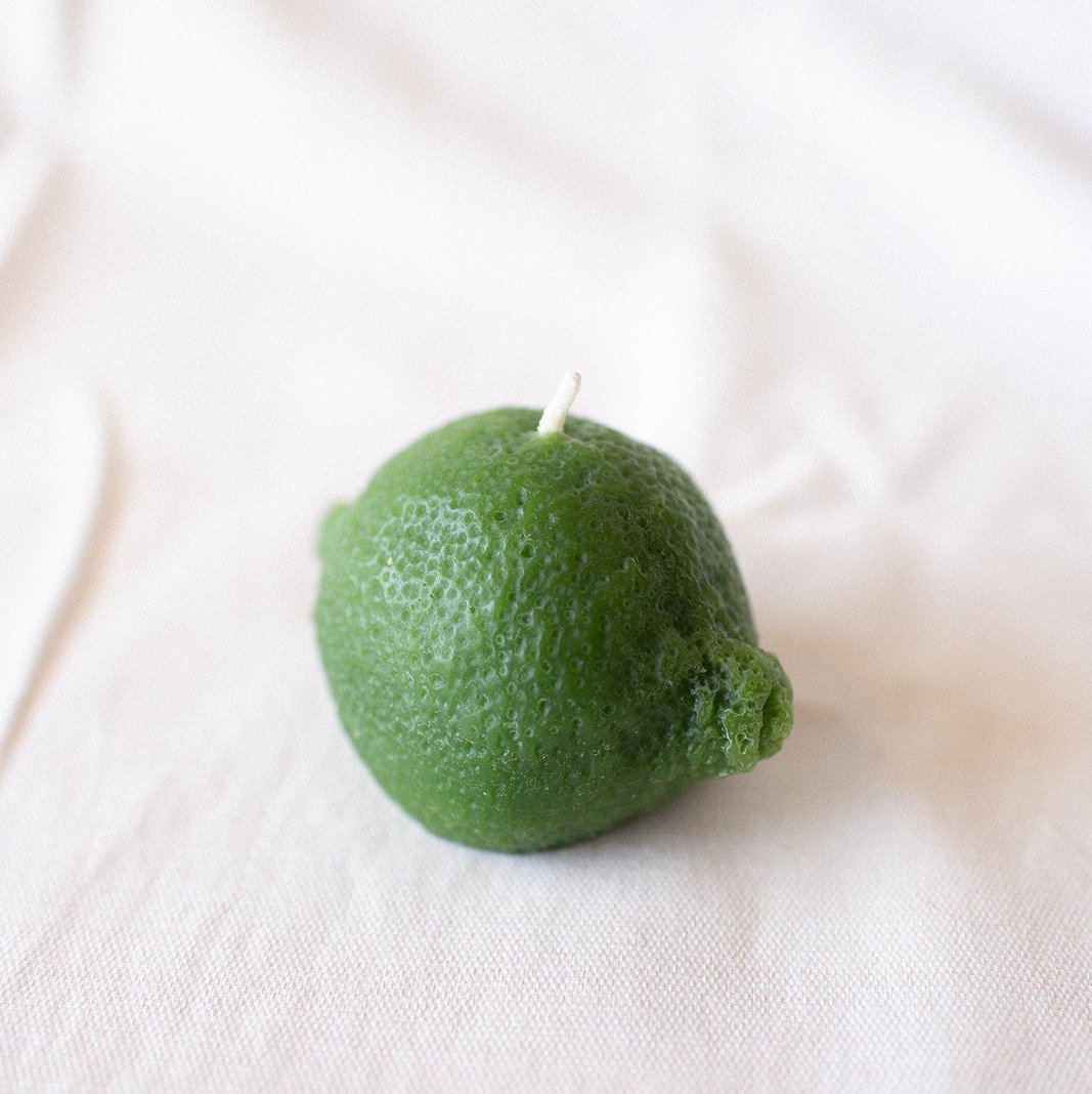 Beeswax Lime Candle Happy Organics