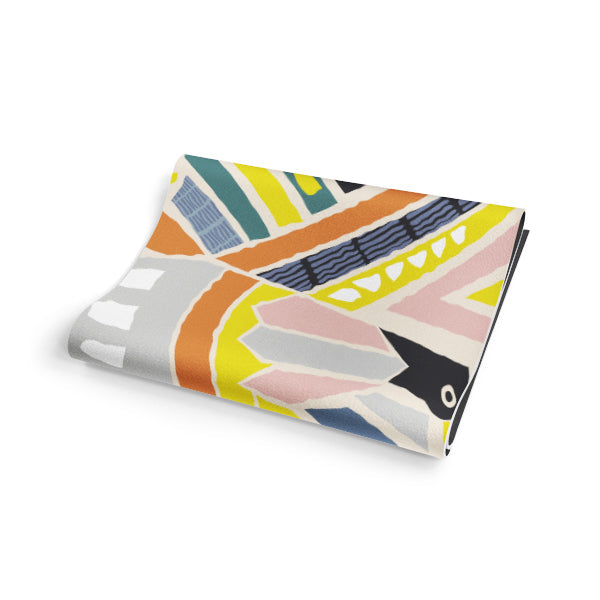Leah Duncan Bird Yoga Mat – 6mm Eco-Friendly, Artistic Non-Slip Mat for All Yoga Styles