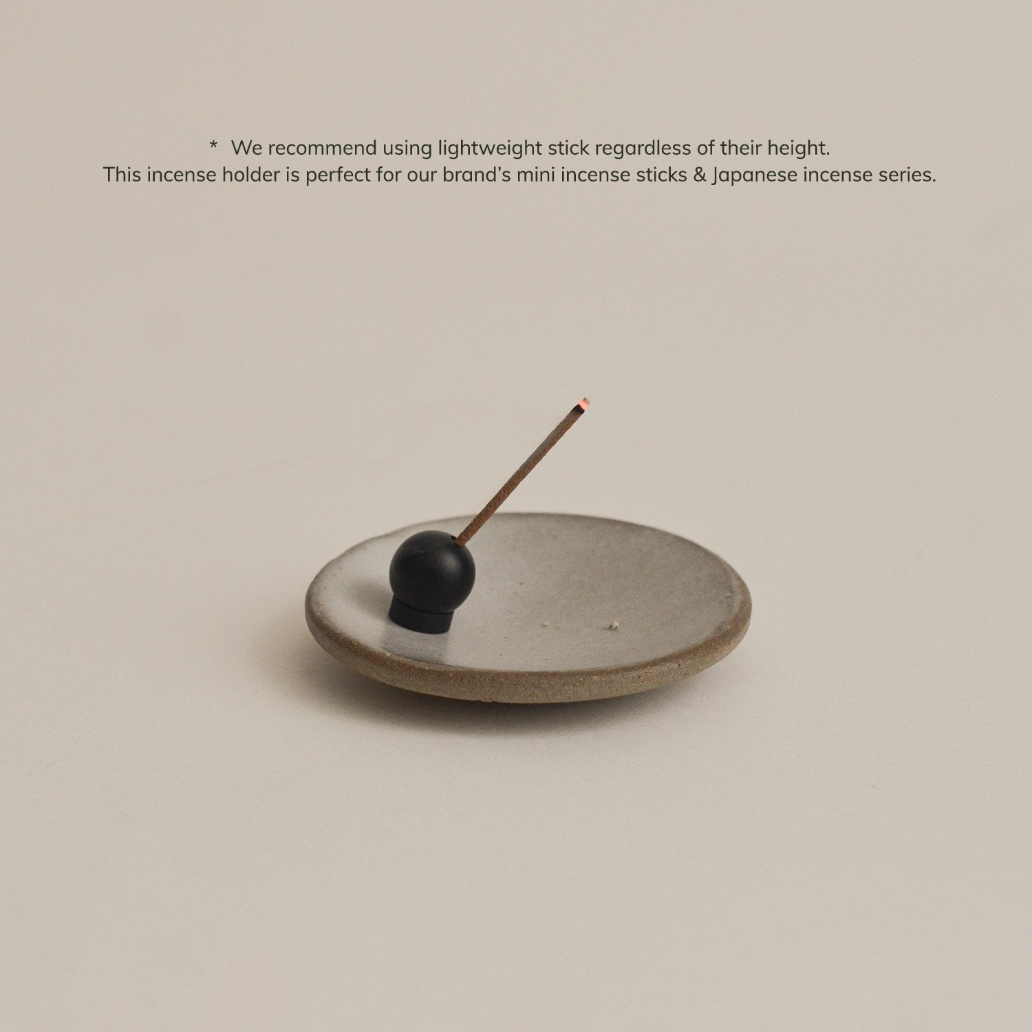 Black Sphere Brass Incense Holder CEDAR AND MYRRH