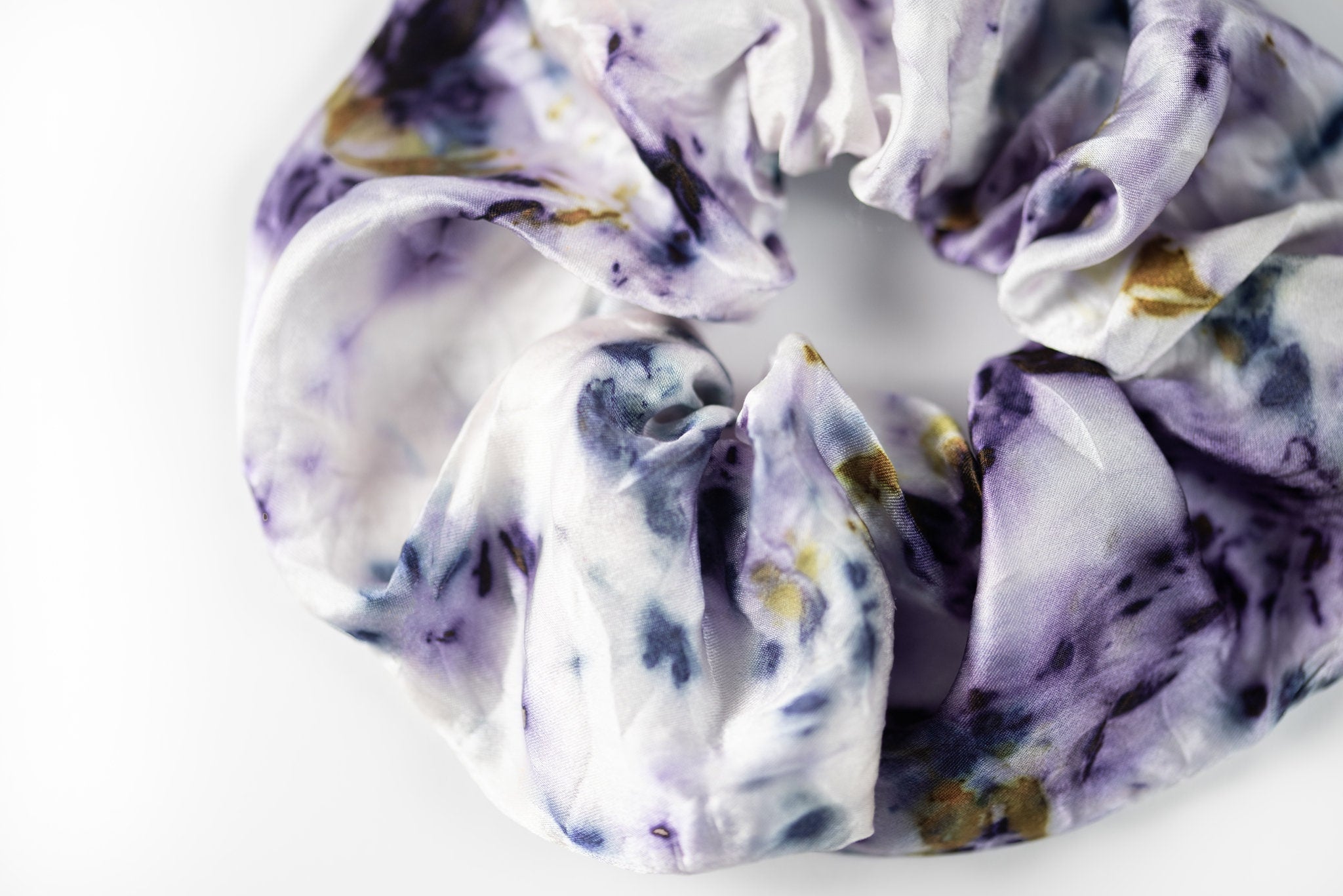 Botanically Dyed Silk Hair Scrunchie dyekween