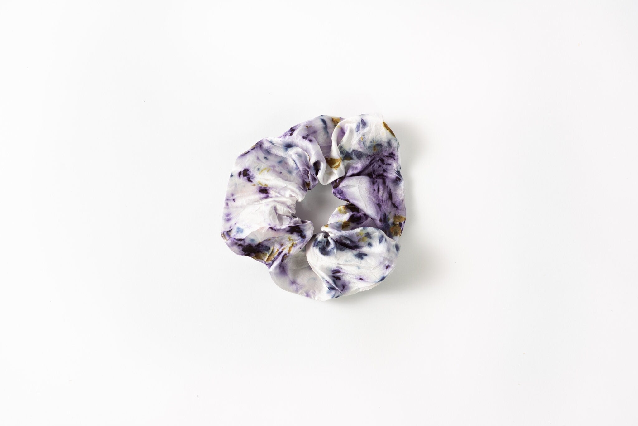 Botanically Dyed Silk Hair Scrunchie dyekween