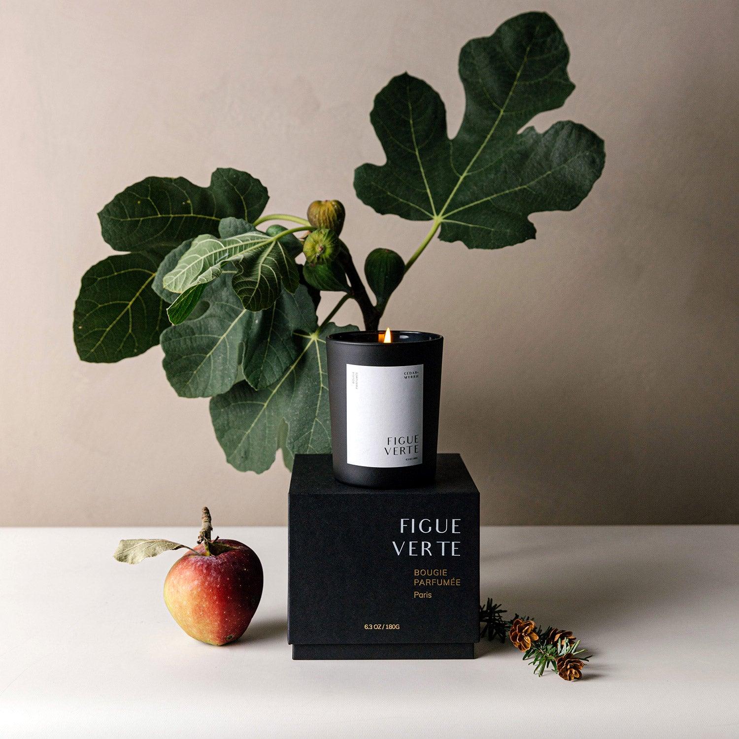 Bougie Parfumée Figue Verte CEDAR AND MYRRH