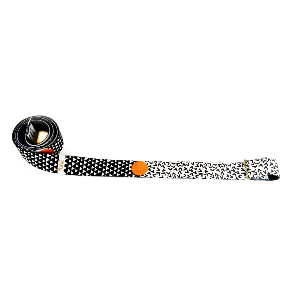 Bowie Yoga Strap – White Stretching Strap w/ Metal Buckles | Yune Yoga Yune Yoga