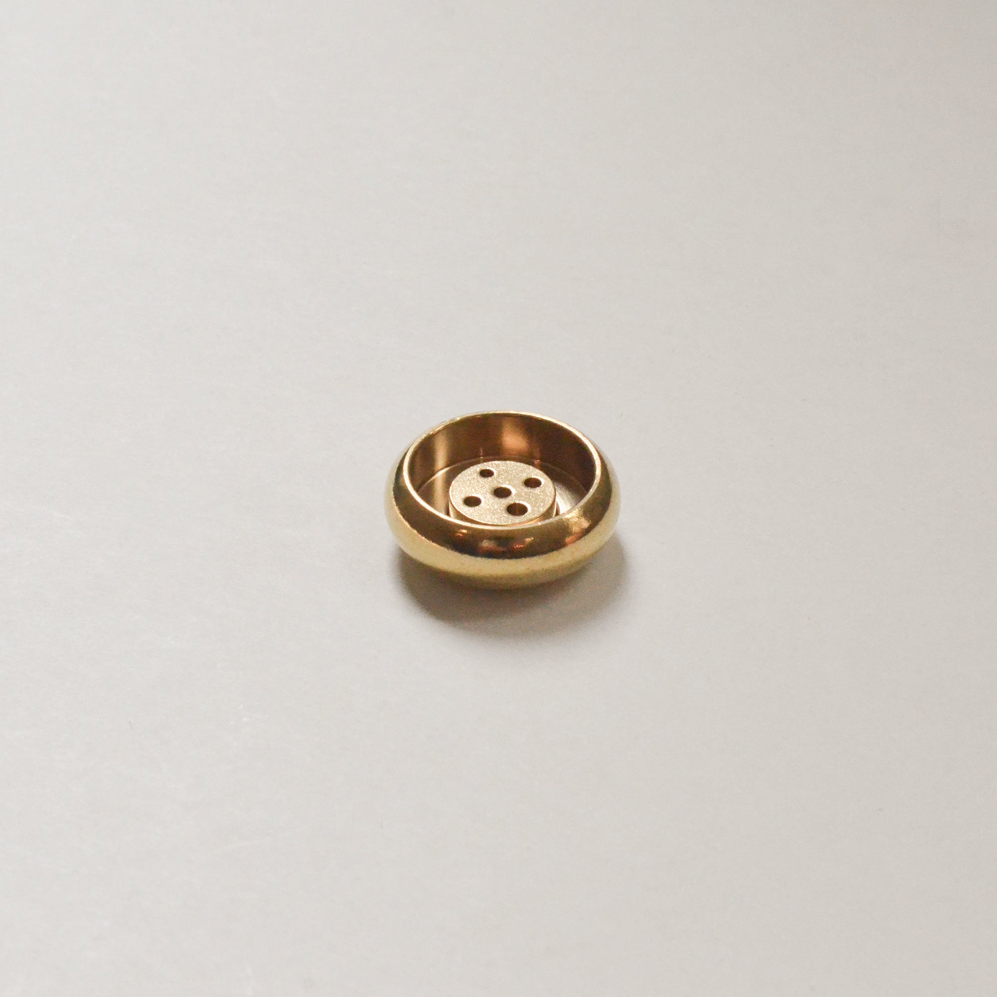 Bowl - shaped Brass Incense Holder CEDAR AND MYRRH