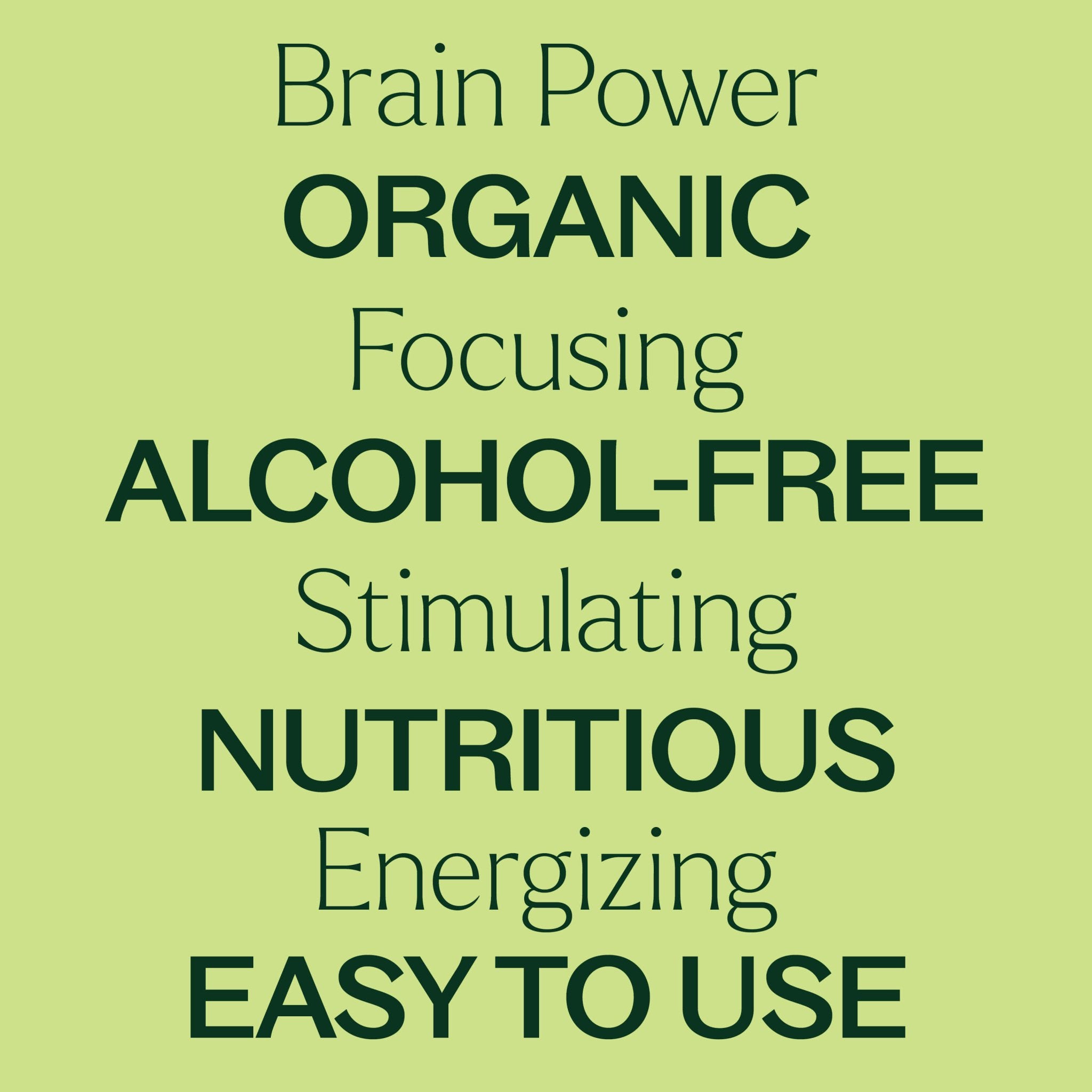 Brain Power Organic Herbal Supplement Plant Therapy