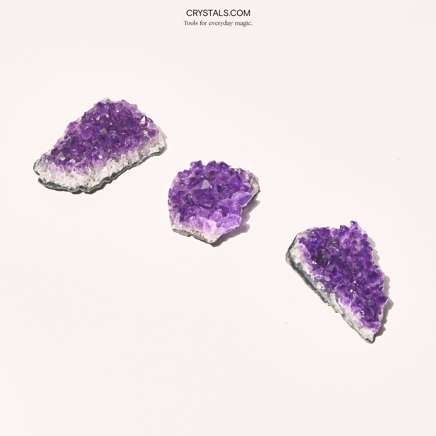 Brazilian Amethyst Cluster CRYSTALS.COM