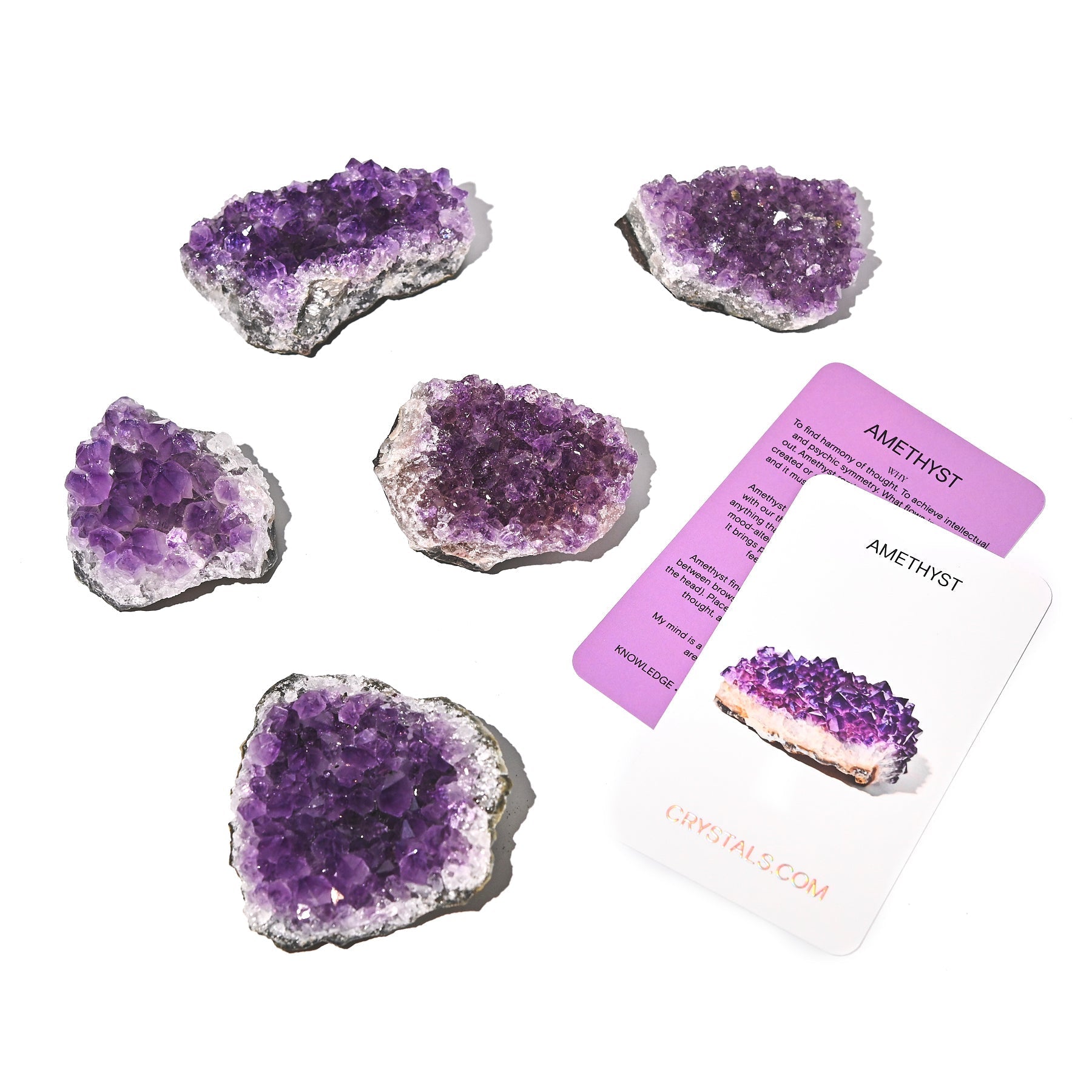 Brazilian Amethyst Cluster CRYSTALS.COM