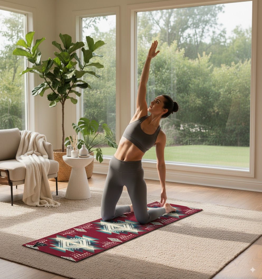 Buffalo Hills Lava Yoga Mat – 6mm Non - Slip, Eco - Friendly & Cushioned | Yune Yoga Yune Yoga