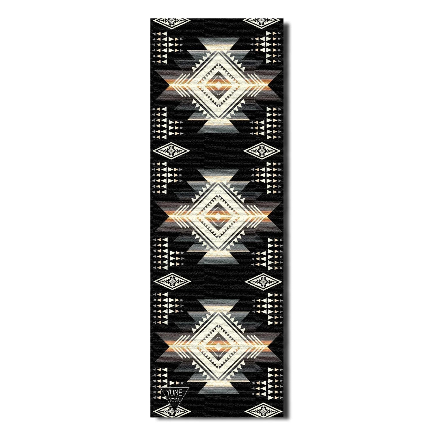 Buffalo Hills Shadow Yoga Mat – 6 mm Extra Thick, Double - Sided Non - Slip, Eco - Friendly PER with Southwestern Design | Yune Yoga Yune Yoga