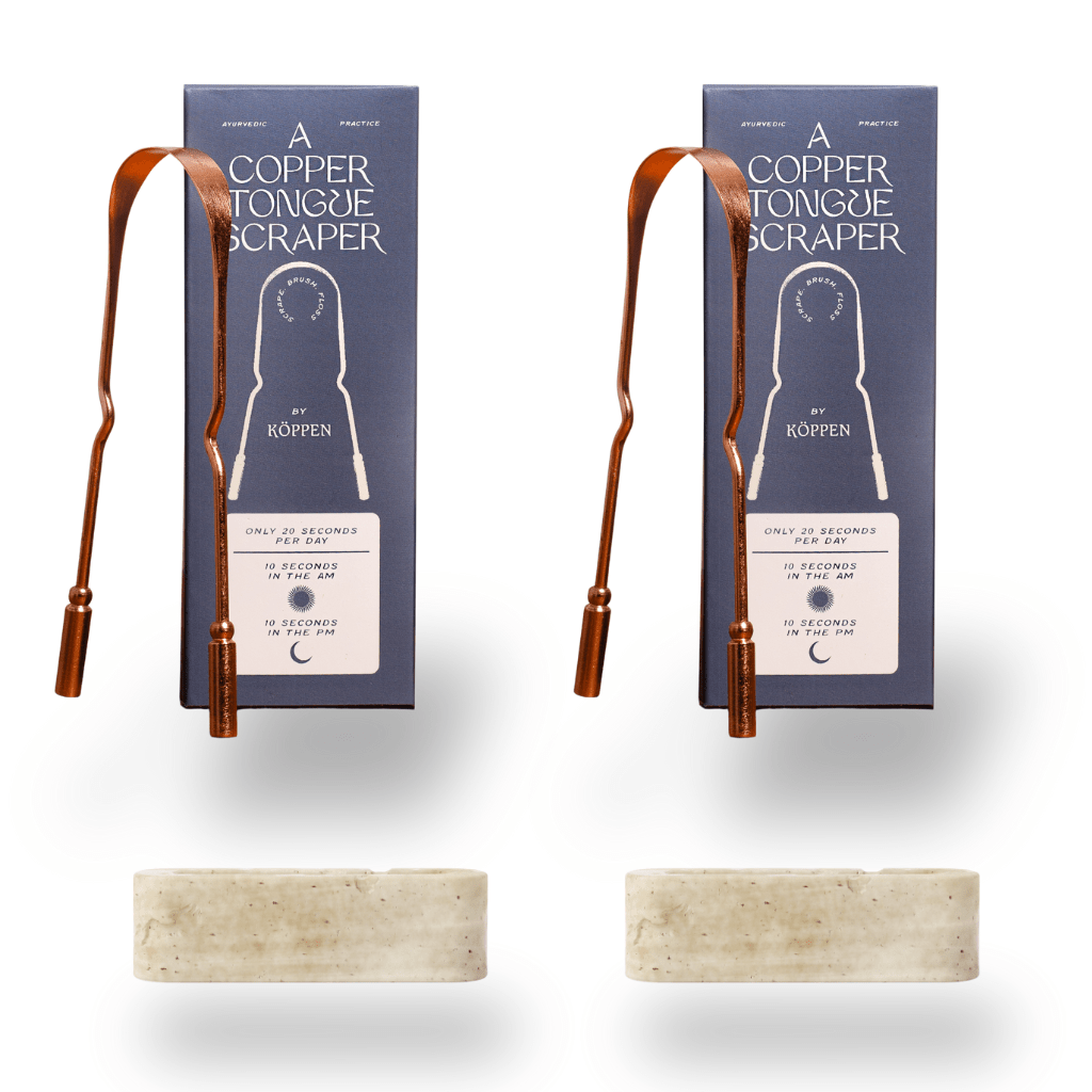 Bundle: Tongue Scraper & Stone Holder KÖPPEN