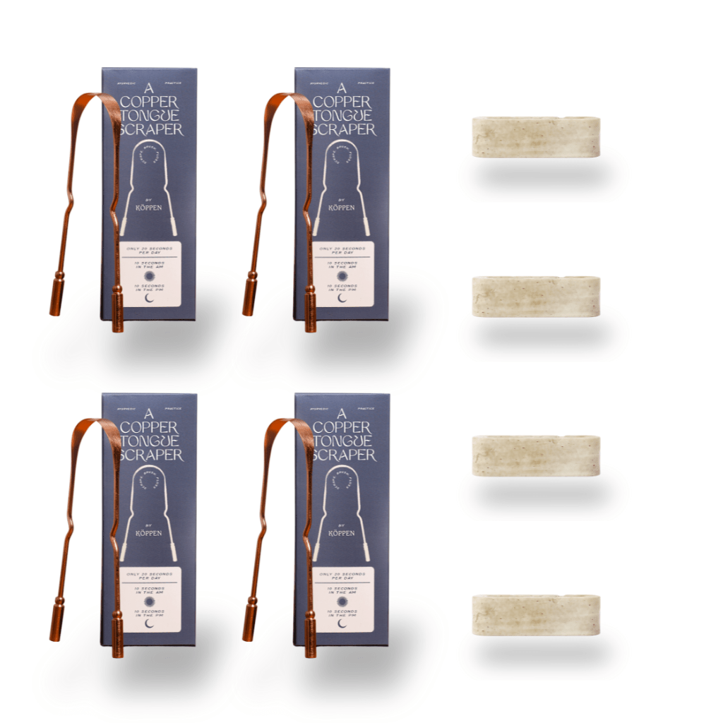 Bundle: Tongue Scraper & Stone Holder KÖPPEN